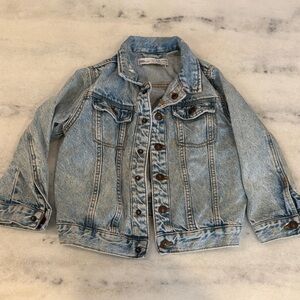 Zara Light Blue Denim Jean Jacket for Kids 3T-4T
